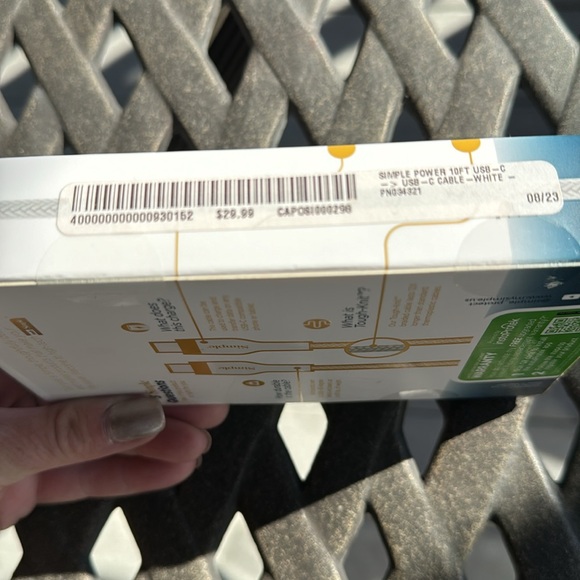 NEW Simple brand 10 foot USB-C to USB-C Charging Cable - Picture 4 of 5